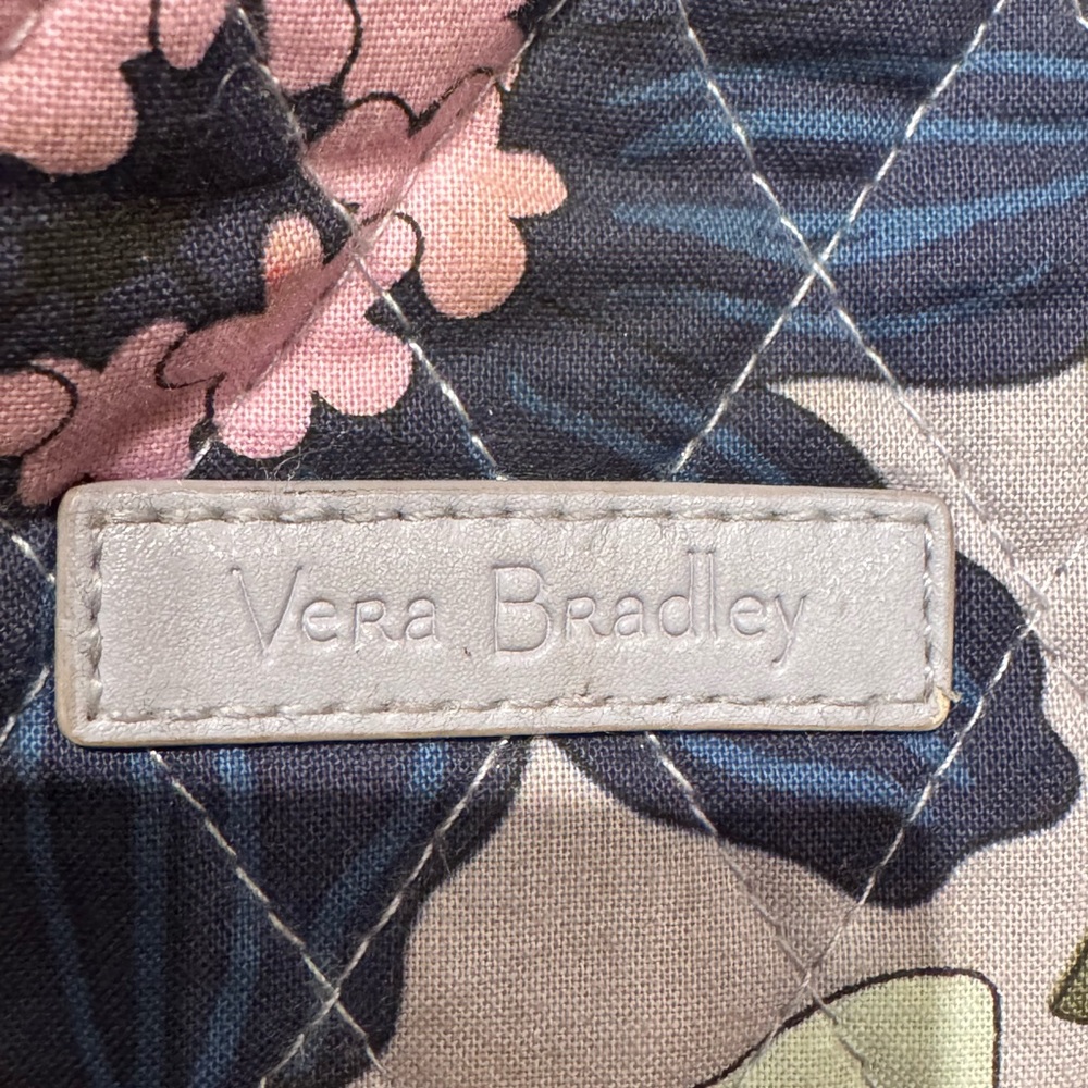 Vera Bradley Floral Quilted Women's Bag - Blue and Pink